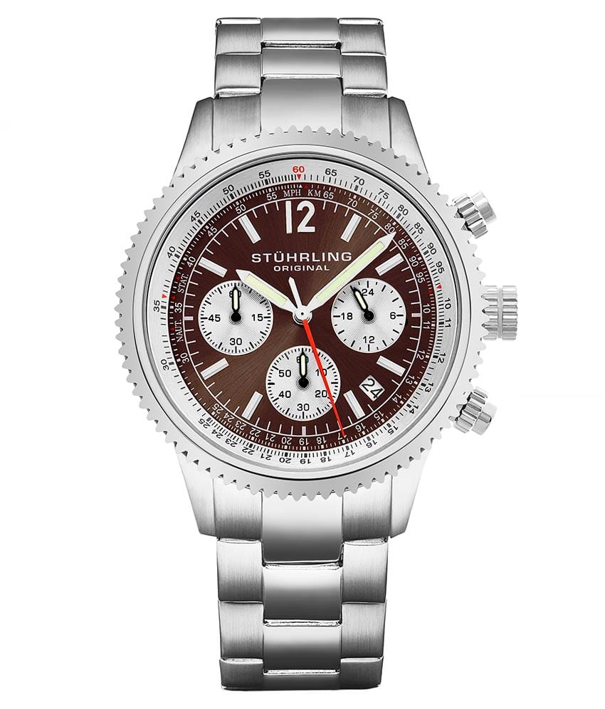 Stührling Tempest 669B Quartz 42mm Chronograph - Image 8