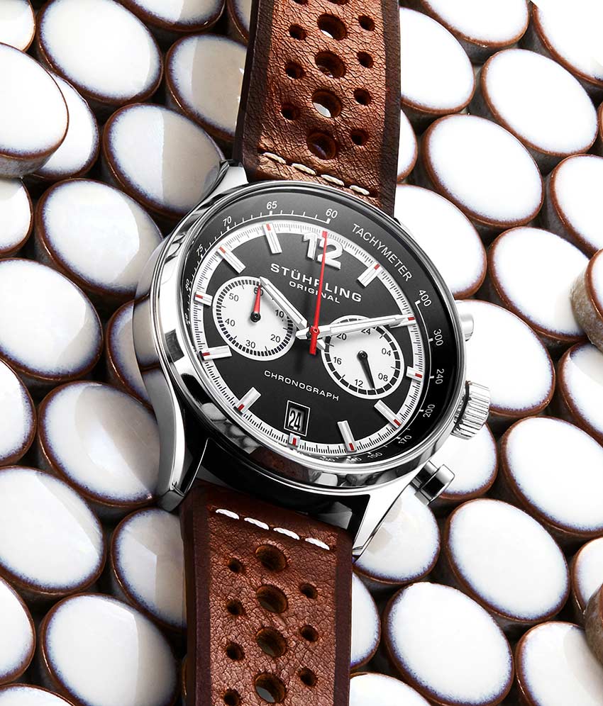 Stührling Monaco 933 Quartz 44mm Chronograph - Image 10