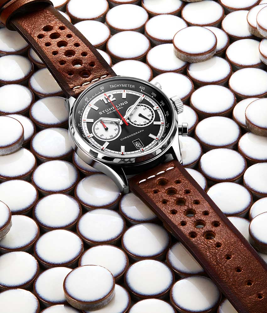 Stührling Monaco 933 Quartz 44mm Chronograph - Image 9