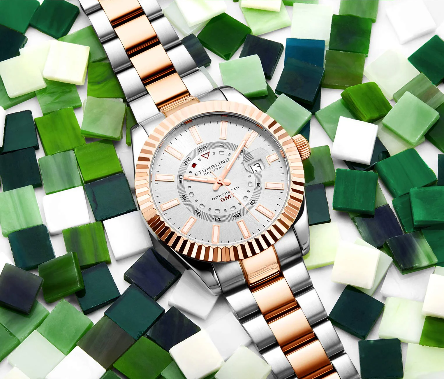 Stührling Northstar 892 GMT Quartz 42mm Classic - Image 14
