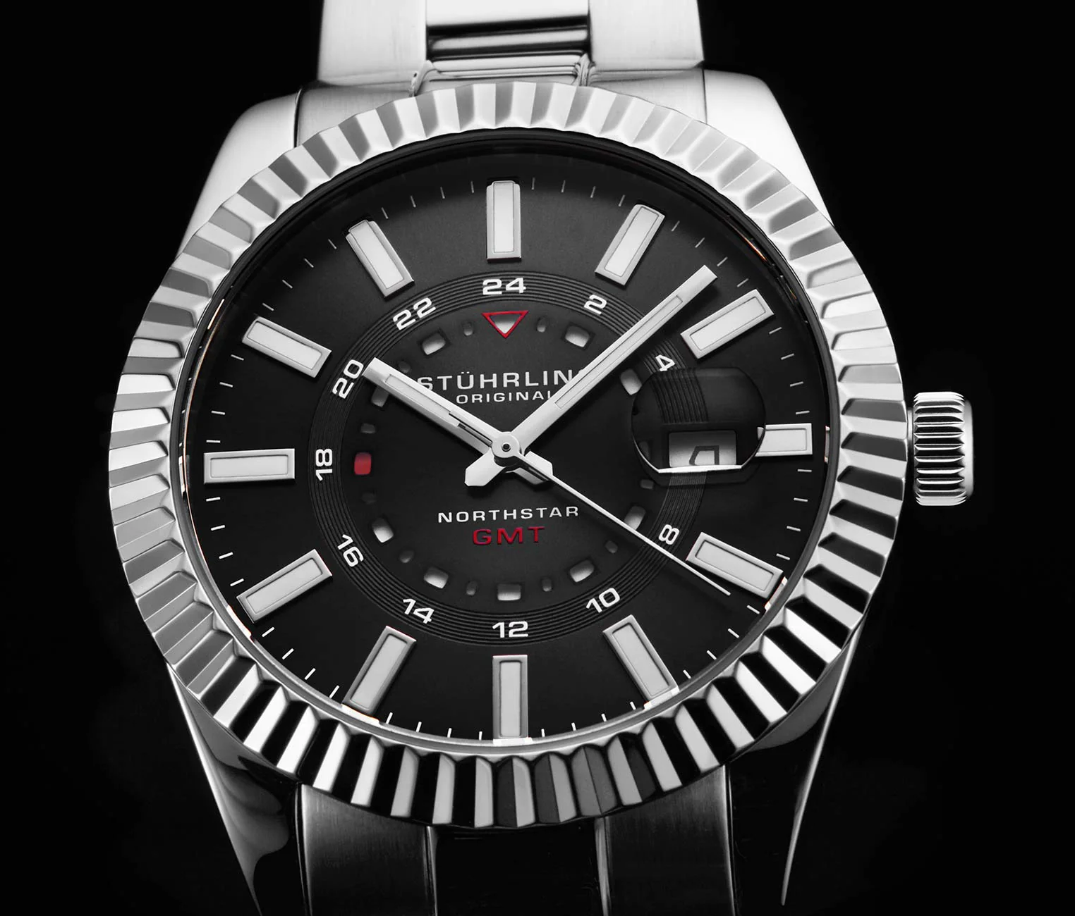 Stührling Northstar 892 GMT Quartz 42mm Classic - Image 7