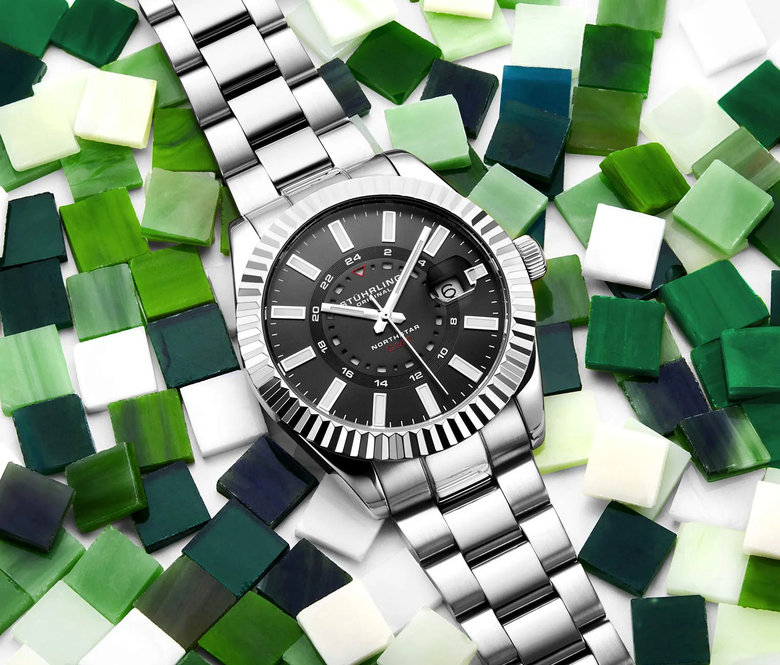 Stührling Northstar 892 GMT Quartz 42mm Classic - Image 9