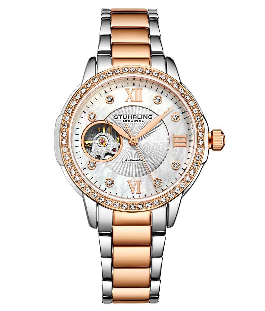 Stührling Perle 3951 Automatic 36mm Skeleton - Image 7