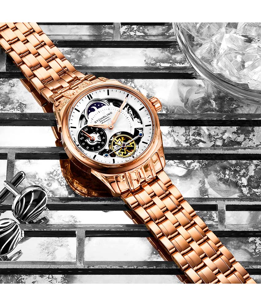 Stührling Presidia 943B Automatic 42mm Skeleton - Image 7