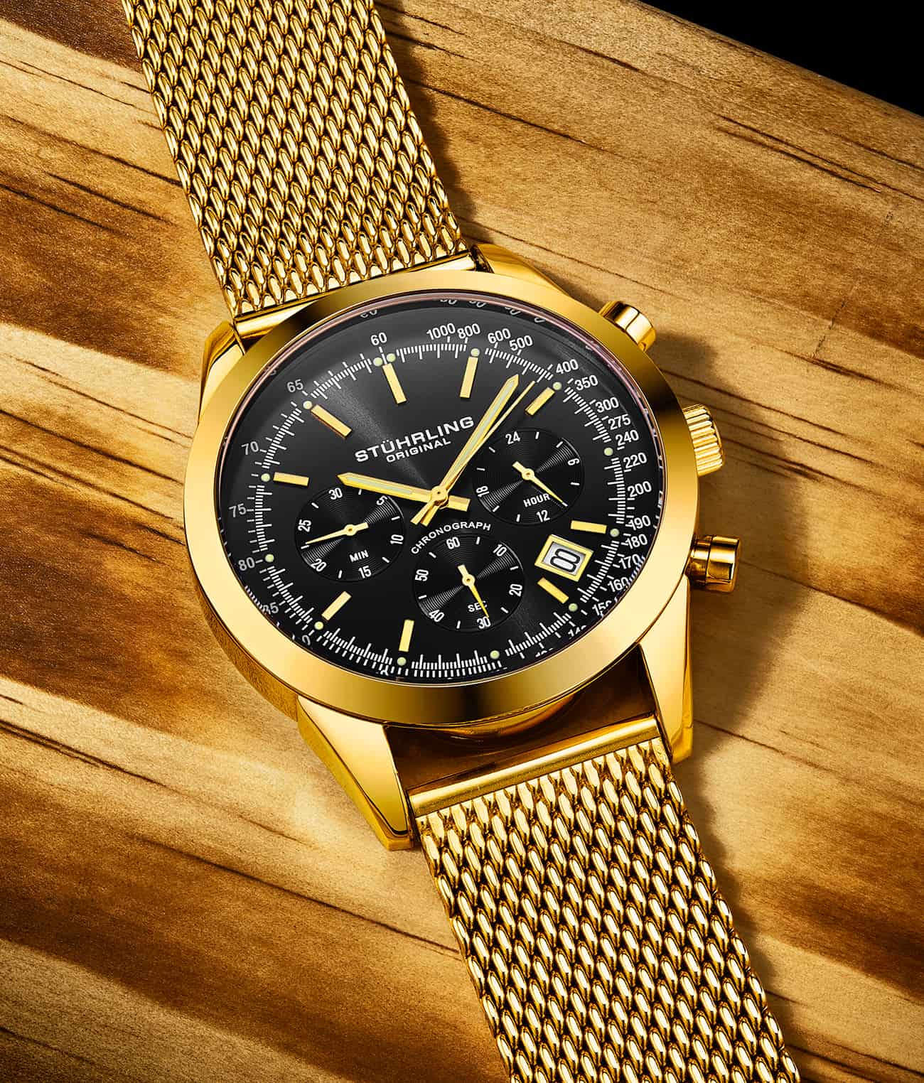 Stührling Preston 3975 Quartz 44mm Chronograph - Image 20