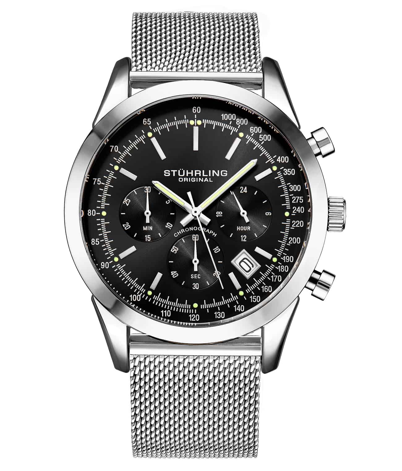 Stührling Preston 3975 Quartz 44mm Chronograph - Image 7
