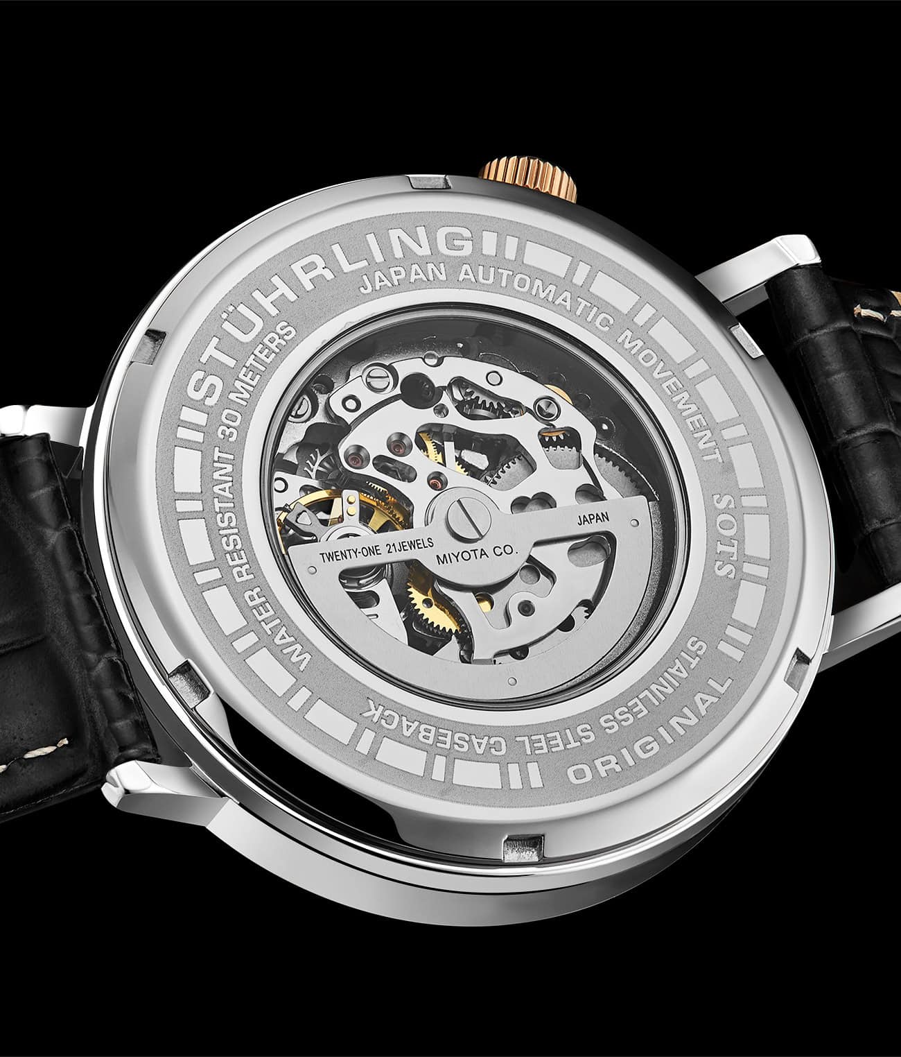 Stührling Quasar Skeleton 1021 Automatic 42mm - Image 20