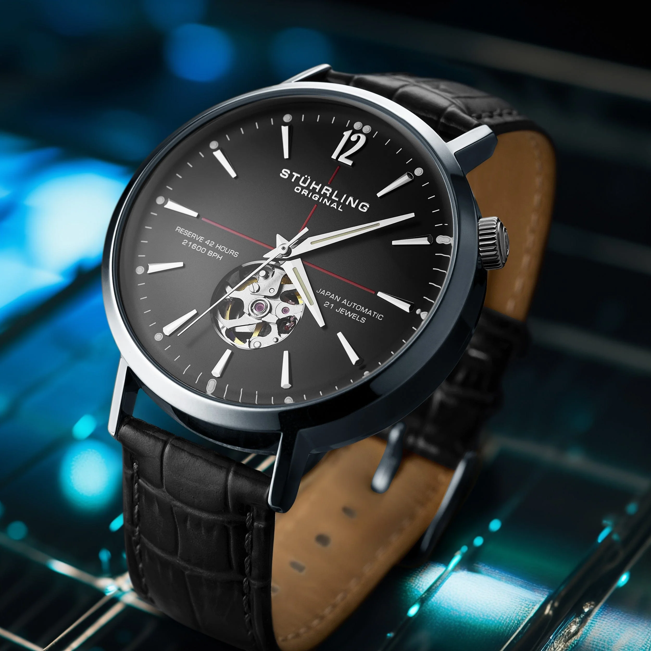 Stührling Quasar Skeleton 1021 Automatic 42mm - Image 3