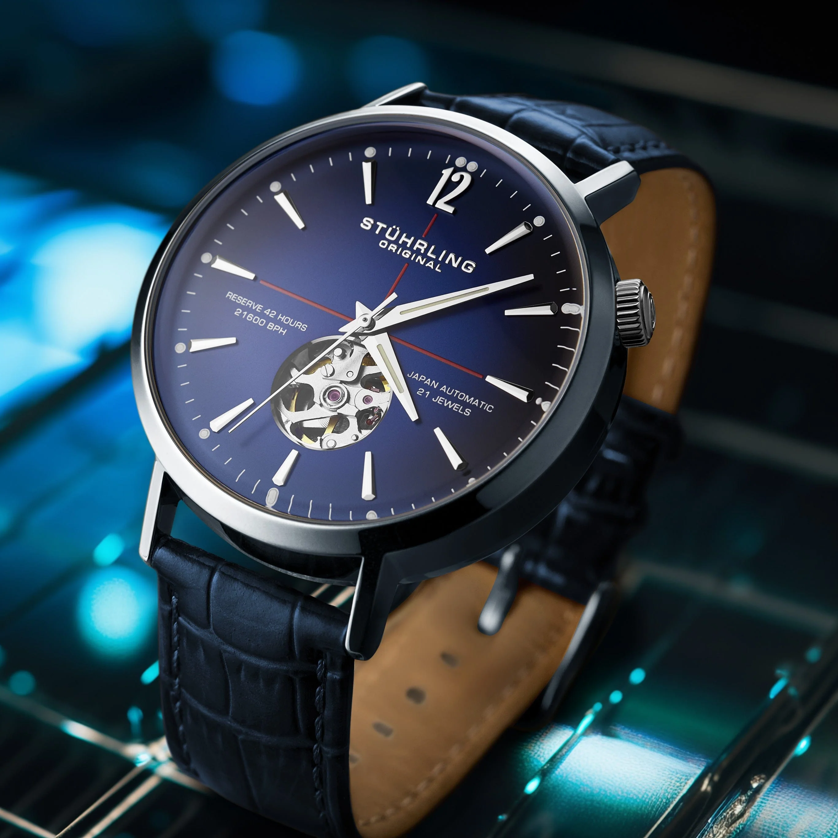 Stührling Quasar Skeleton 1021 Automatic 42mm - Image 9