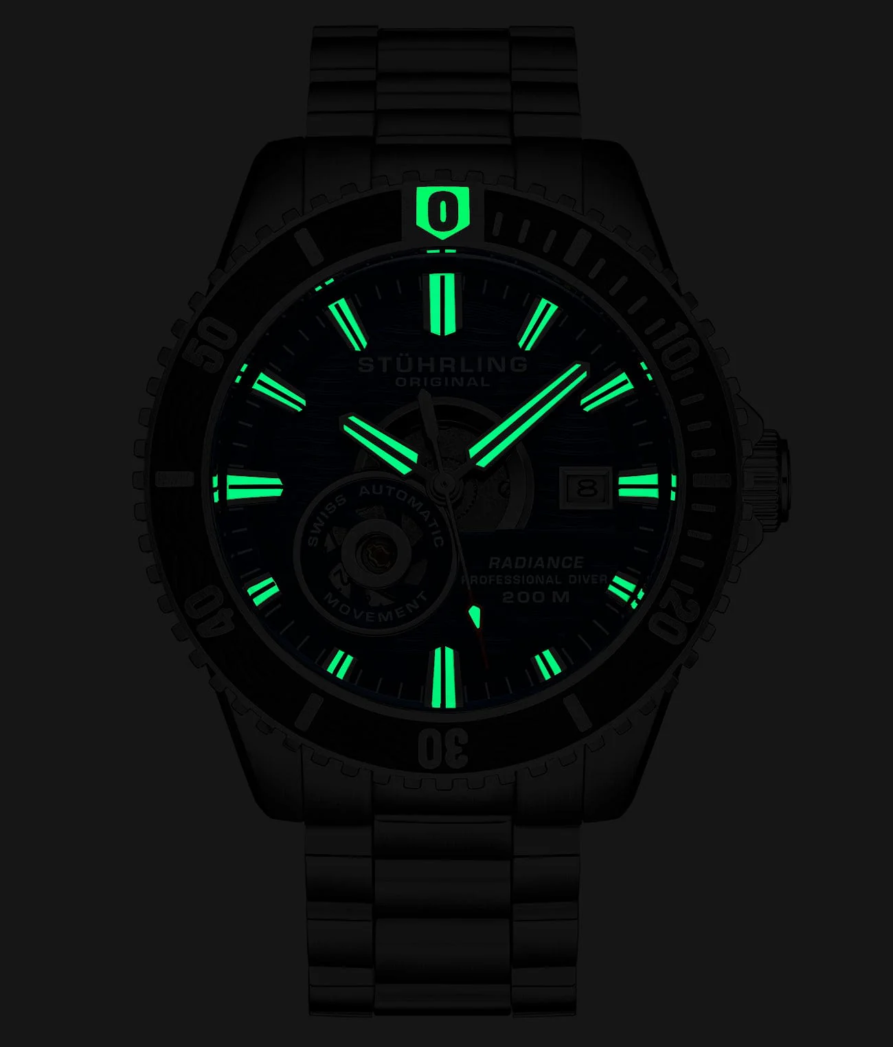 Stührling Radiance 1013 Automatic 44mm Skeleton - Image 13