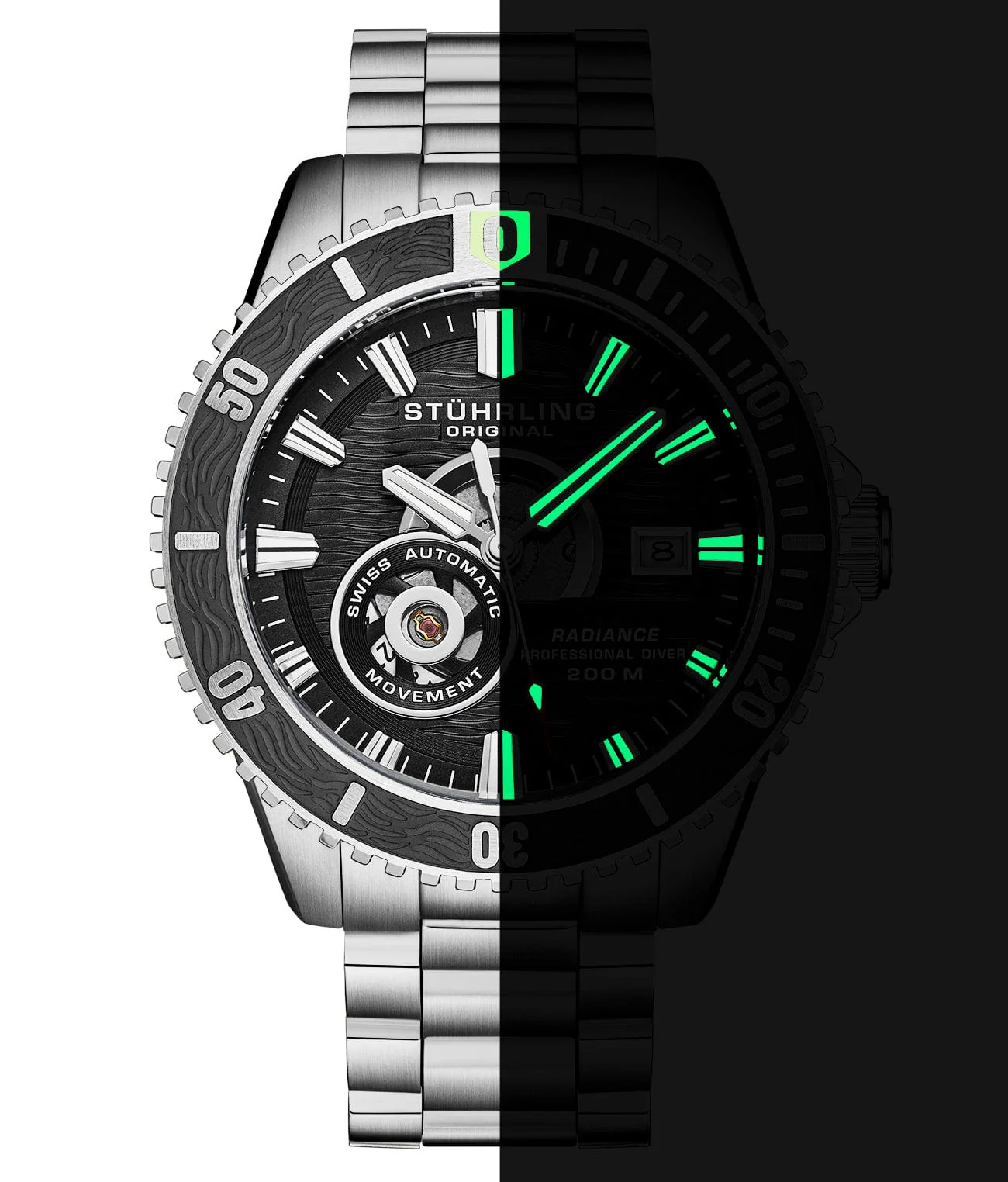 Stührling Radiance 1013 Automatic 44mm Skeleton - Image 7
