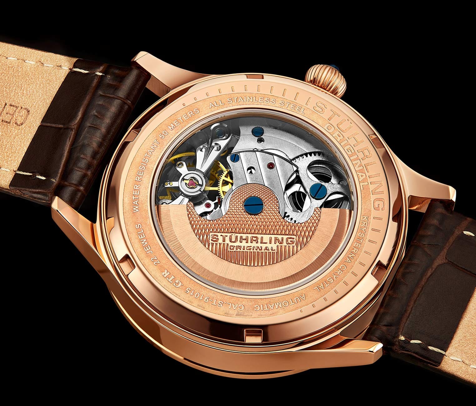 Stührling Radiant 925 Automatic 44mm Skeleton - Image 21
