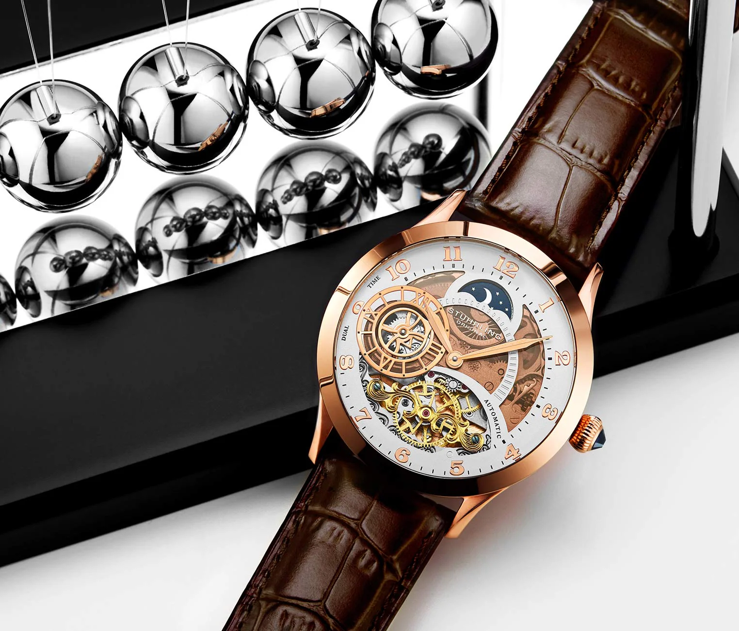 Stührling Radiant 925 Automatic 44mm Skeleton - Image 24