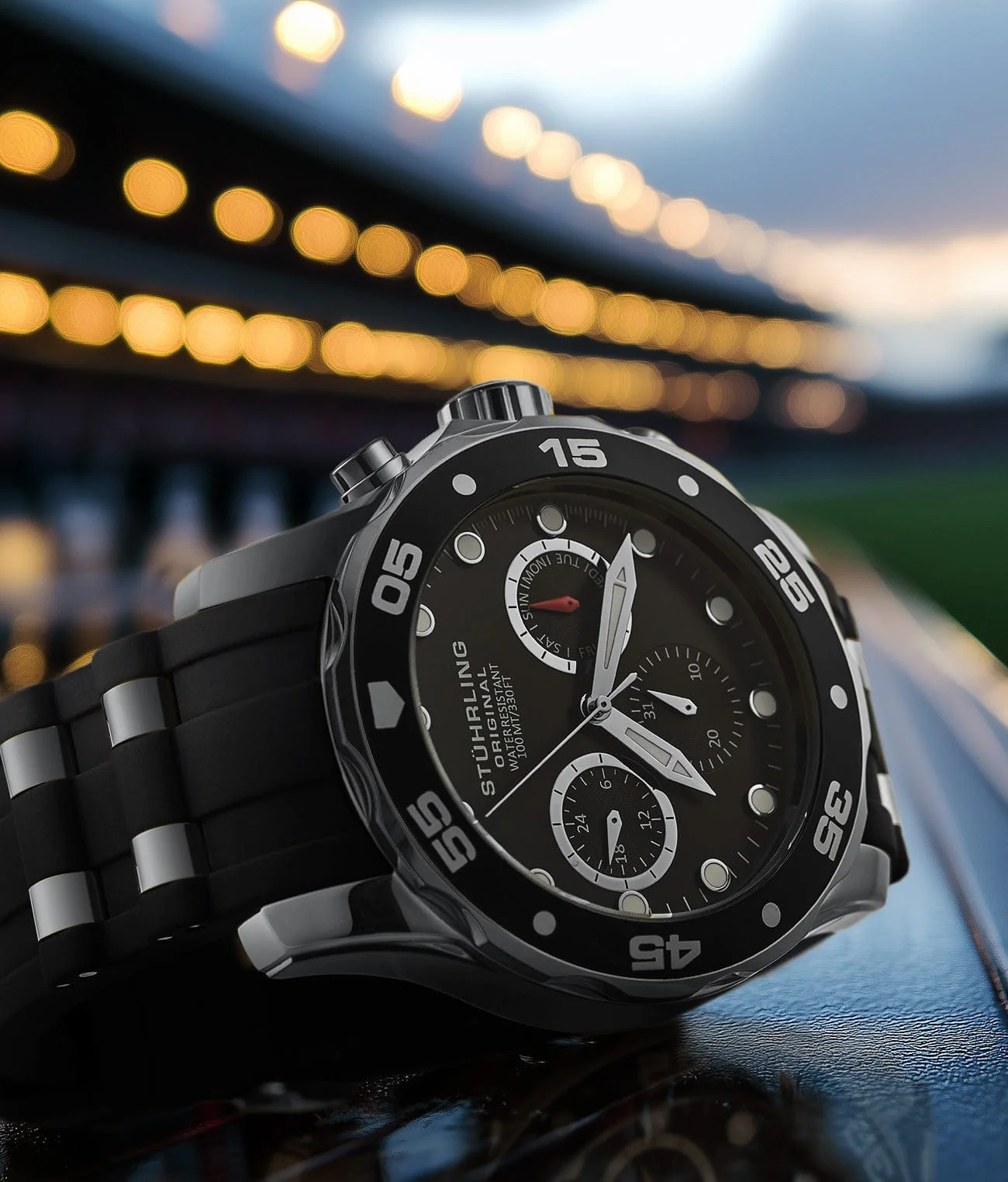 Stührling Regal 4059 Quartz Chronograph 44mm - Image 4
