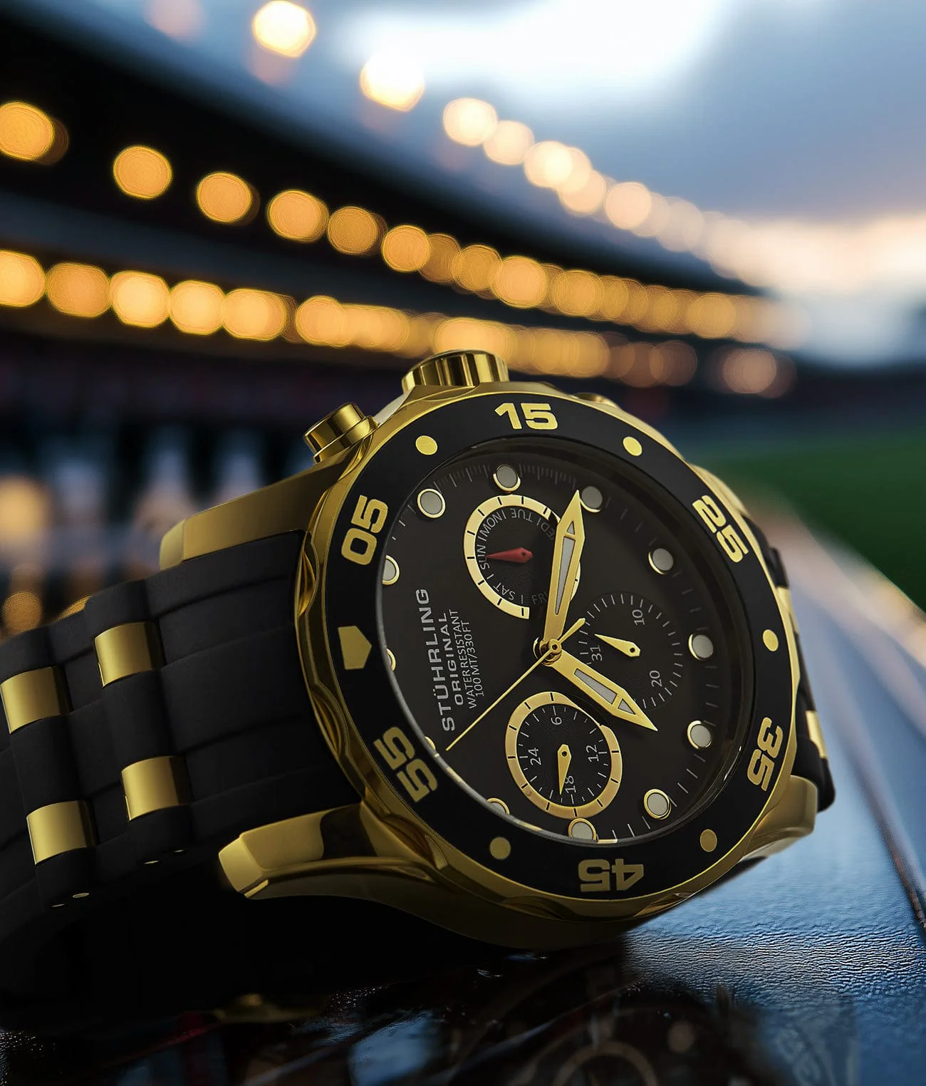 Stührling Regal 4059 Quartz Chronograph 44mm - Image 8
