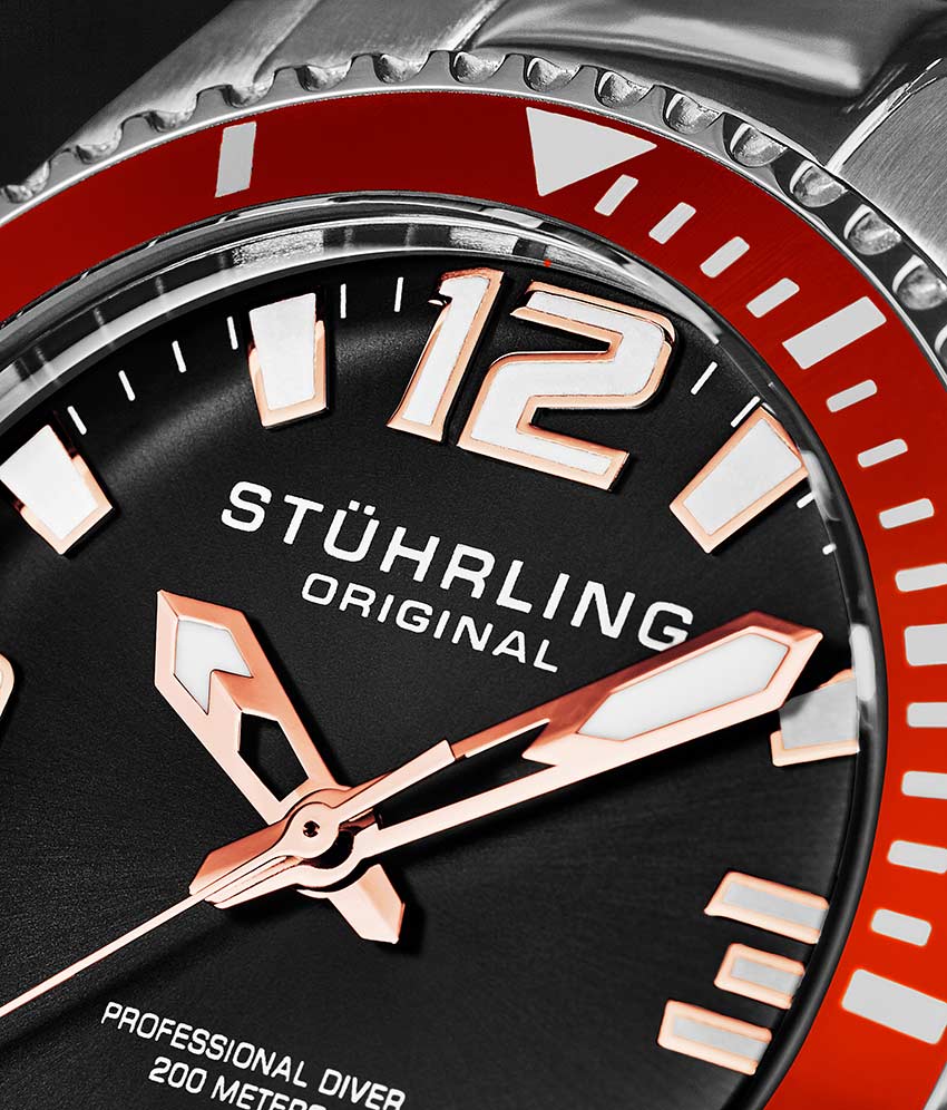Stührling Regatta Champion 395 Quartz 42mm Diver - Image 36