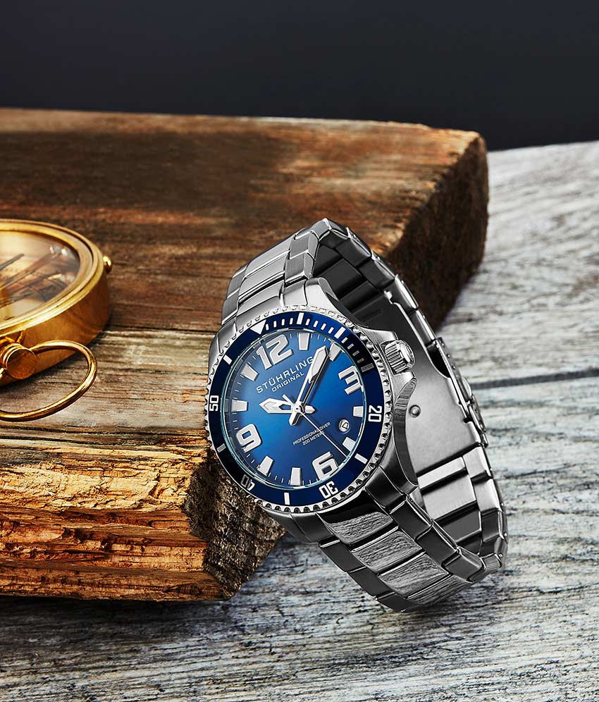 Stührling Regatta Champion 395 Quartz 42mm Diver - Image 46