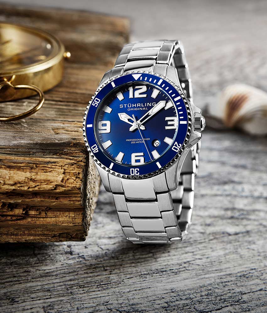 Stührling Regatta Champion 395 Quartz 42mm Diver - Image 47