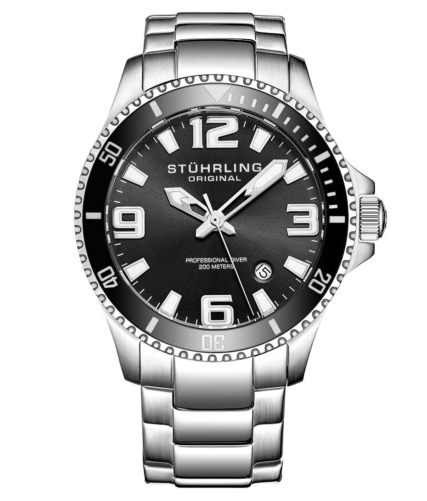 Stührling Regatta Champion 395 Quartz 42mm Diver - Image 5