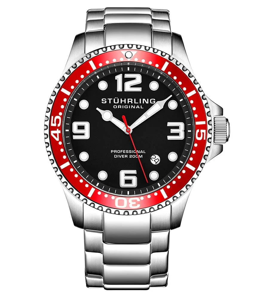 Stührling Regatta Champion XL 395XL Quartz 44mm Diver - Image 3