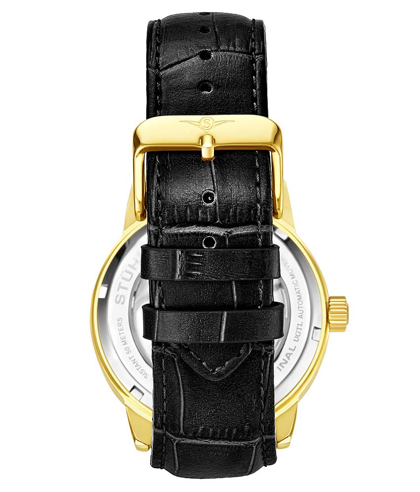 Stührling 3917 Automatic 43mm Skeleton Dual time Watch - Image 6