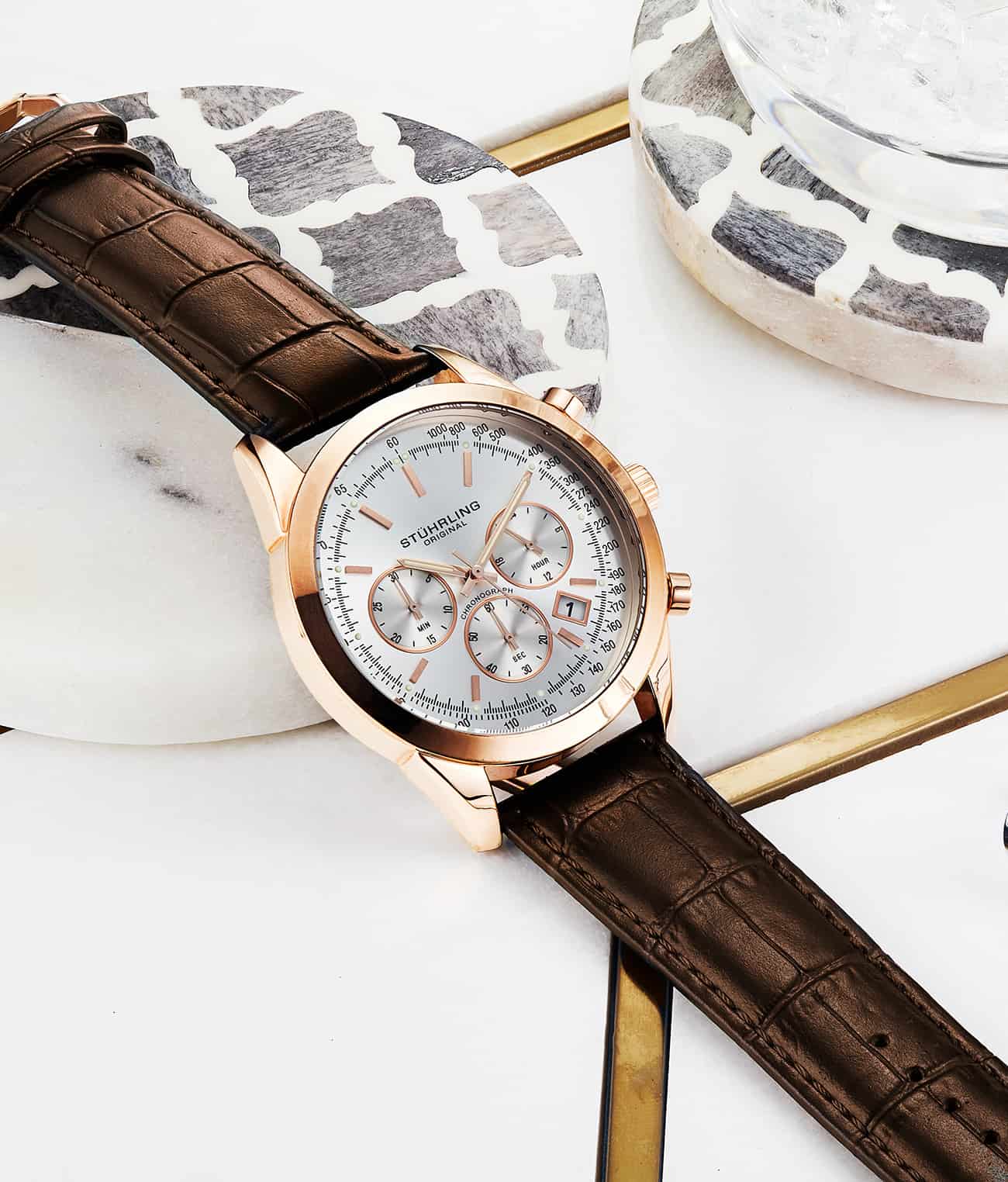 Stührling Rialto 3975L Quartz 44mm Chronograph - Image 18