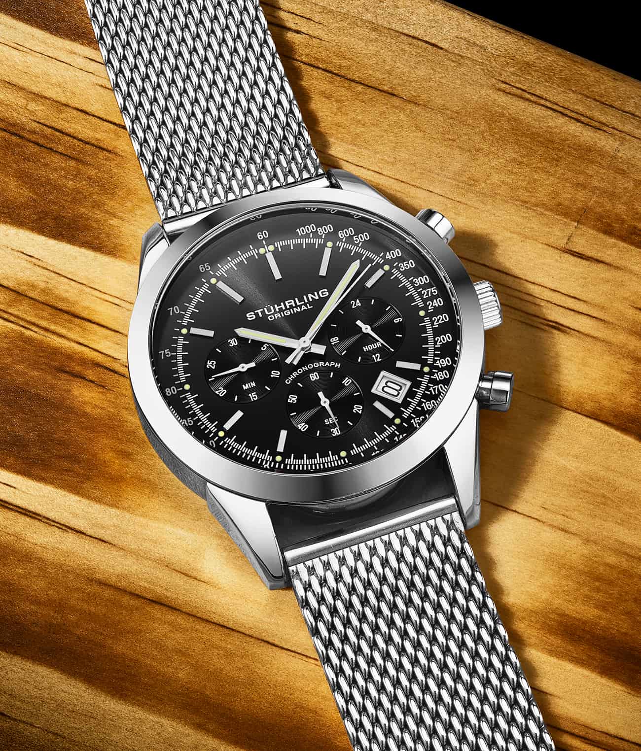 Stührling Rialto 3975L Quartz 44mm Chronograph - Image 26