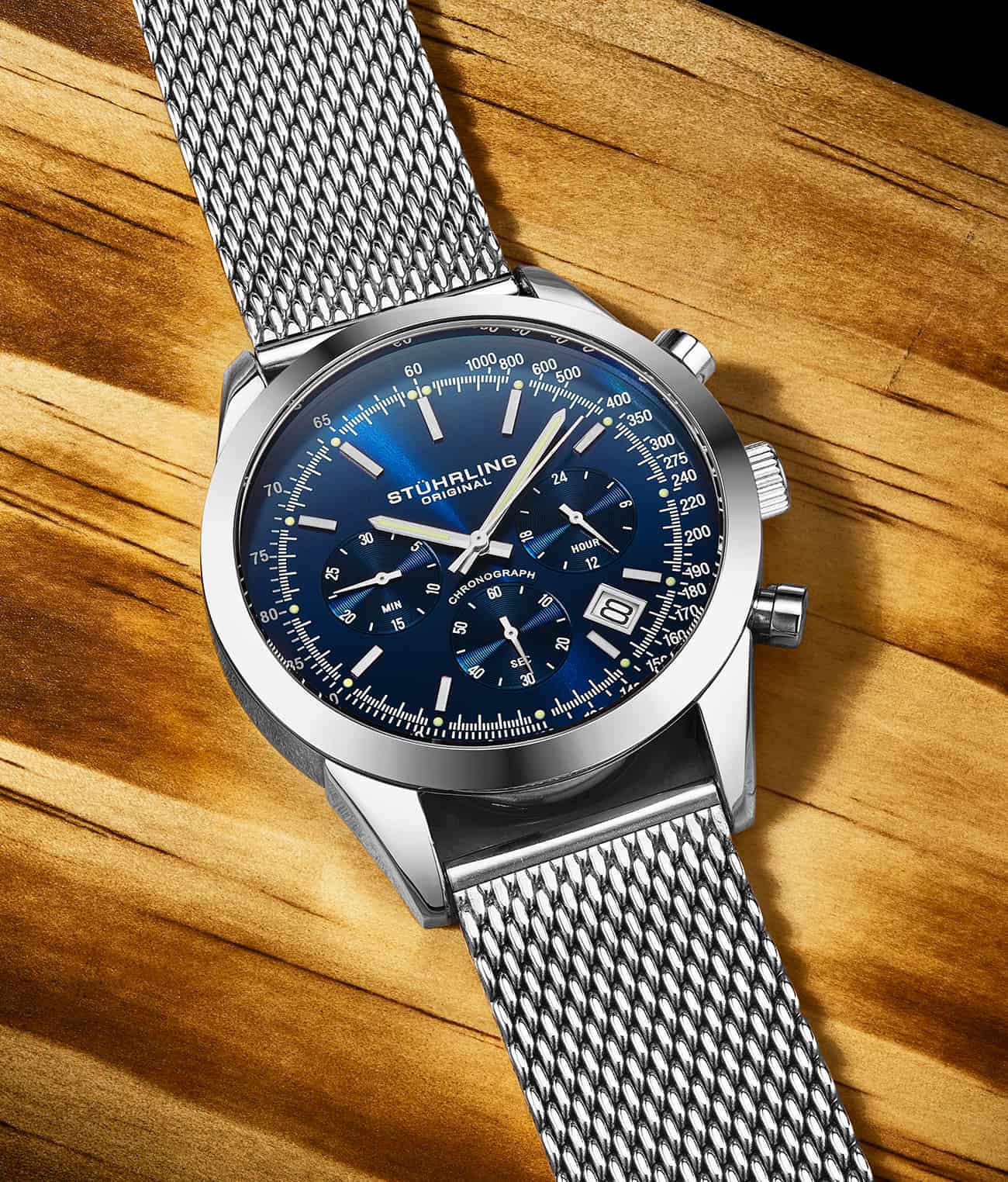 Stührling Rialto 3975L Quartz 44mm Chronograph - Image 29