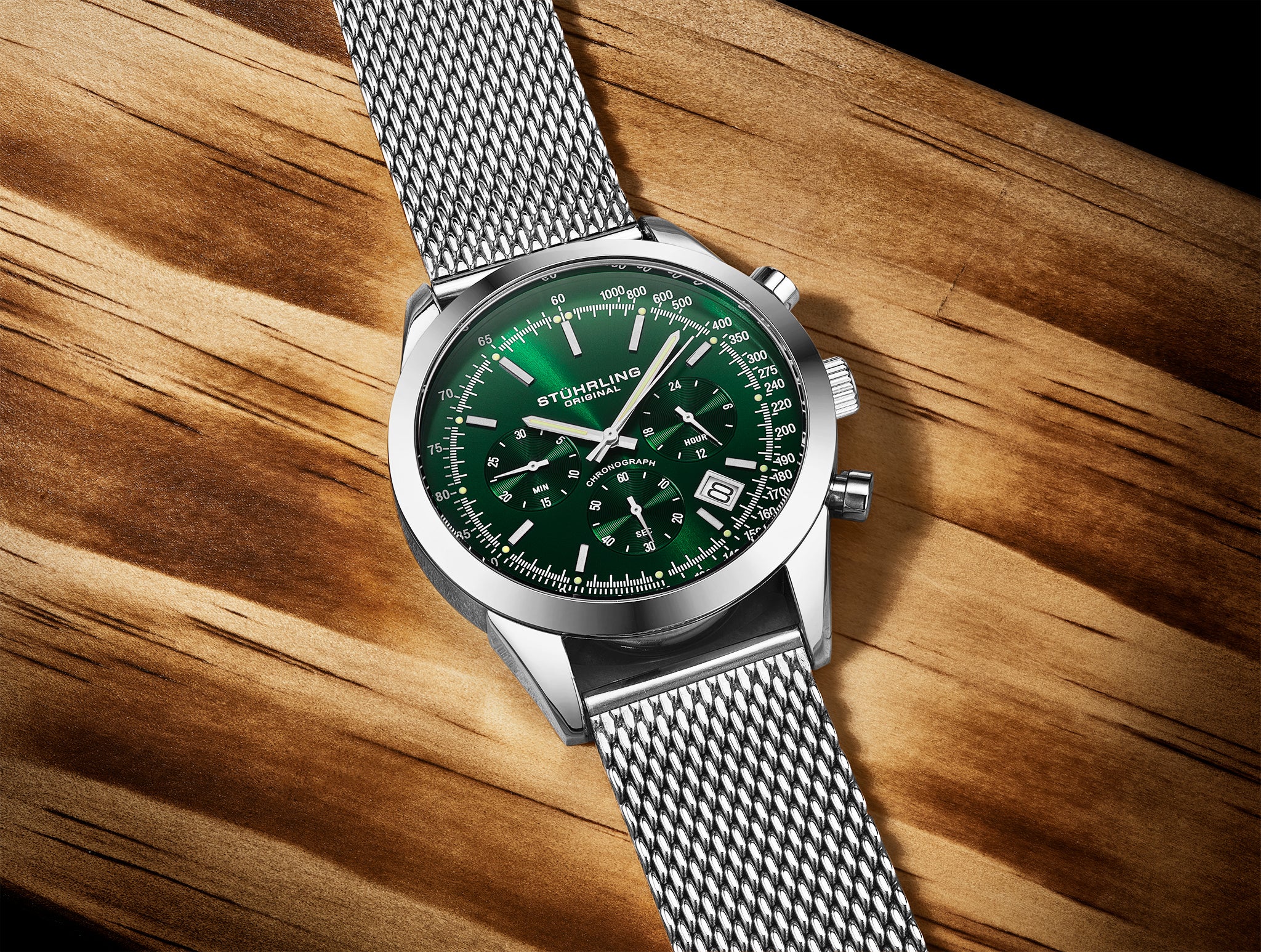 Stührling Rialto 3975L Quartz 44mm Chronograph - Image 38