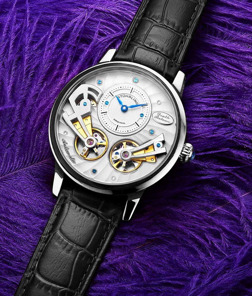 Stührling Sagittarian 740 Automatic 45mm Skeleton - Image 5