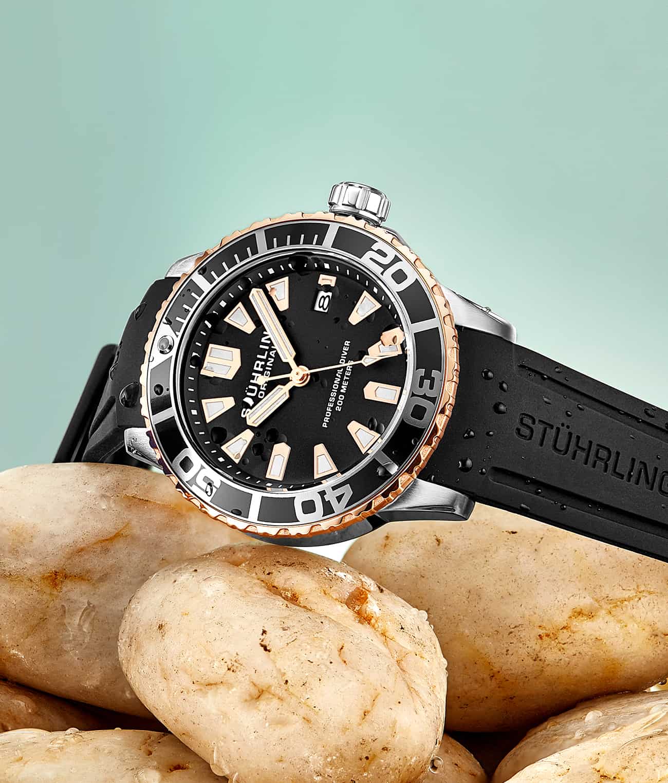Stührling Sailtimer 708 Quartz 42mm Diver - Image 4