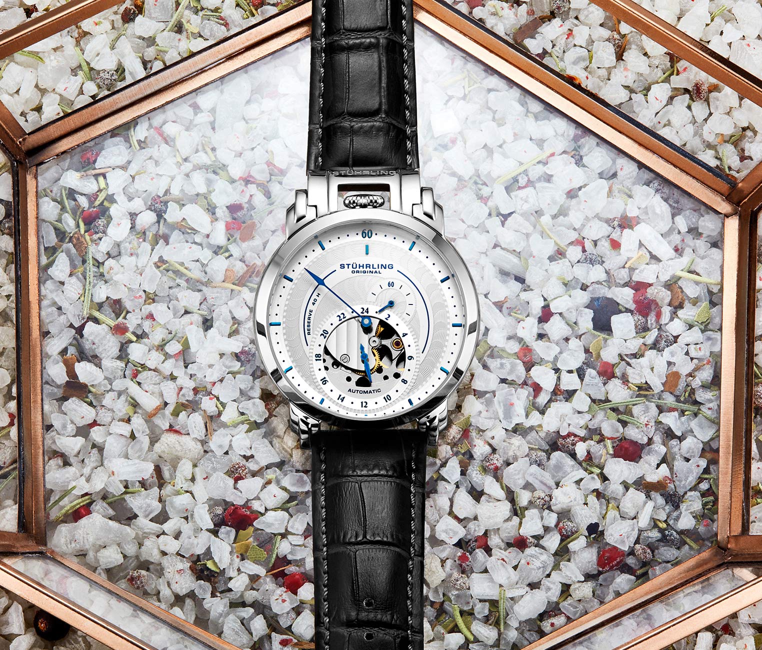 Stührling Savoy 942 Automatic Regulator 44mm Skeleton - Image 3