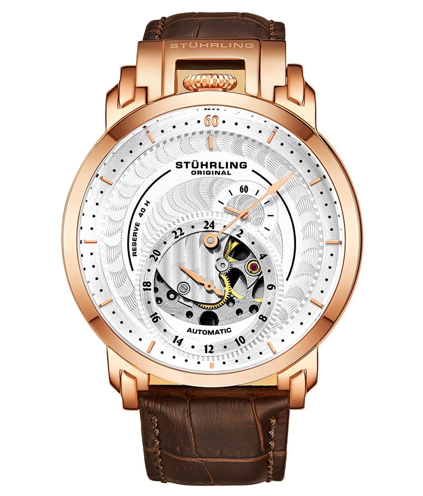 Stührling Savoy 942 Automatic Regulator 44mm Skeleton - Image 4
