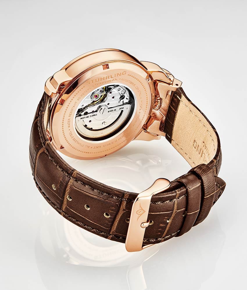 Stührling Savoy 942 Automatic Regulator 44mm Skeleton - Image 5