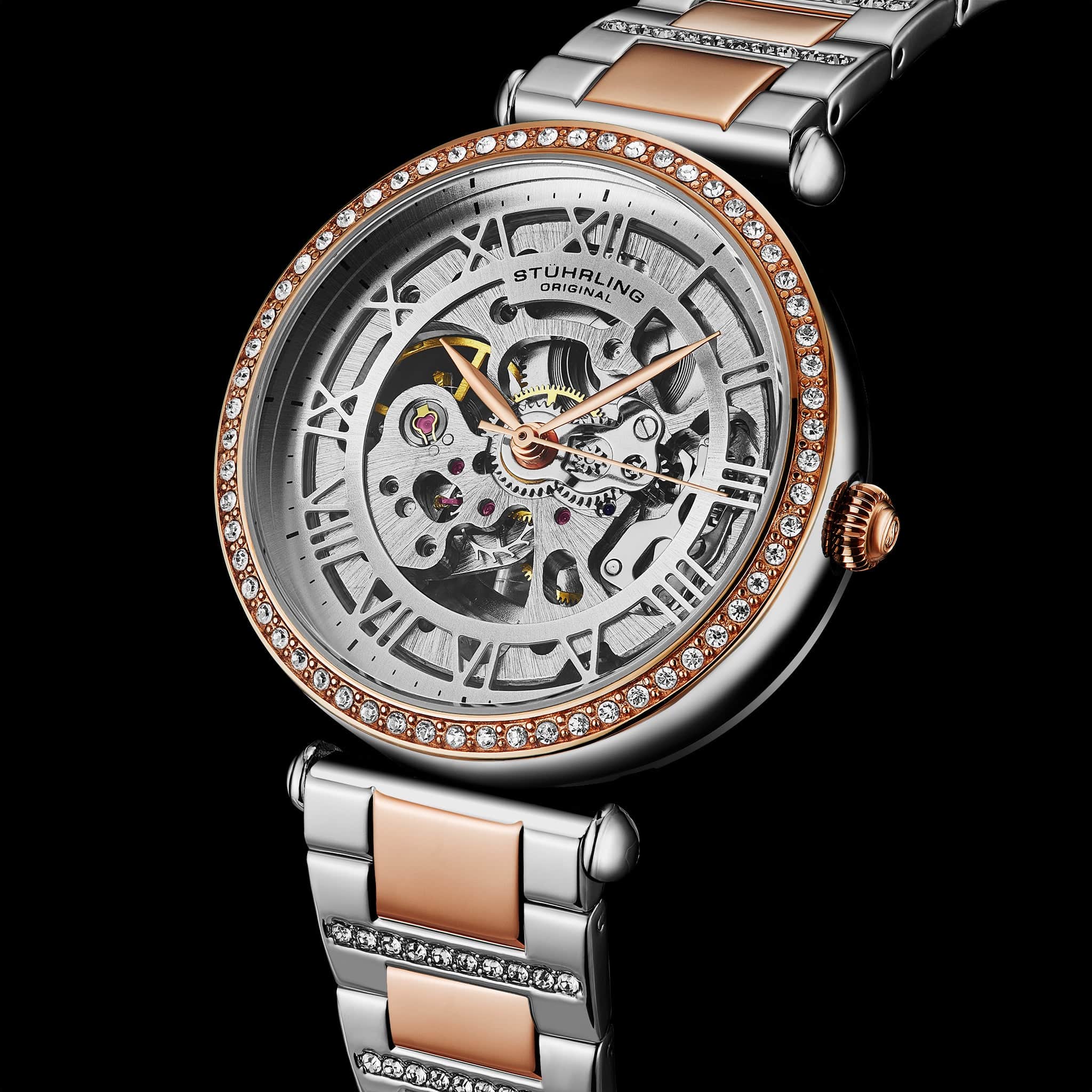 StührlingLuxe Automatic 4023 38mm Skelton - Image 3