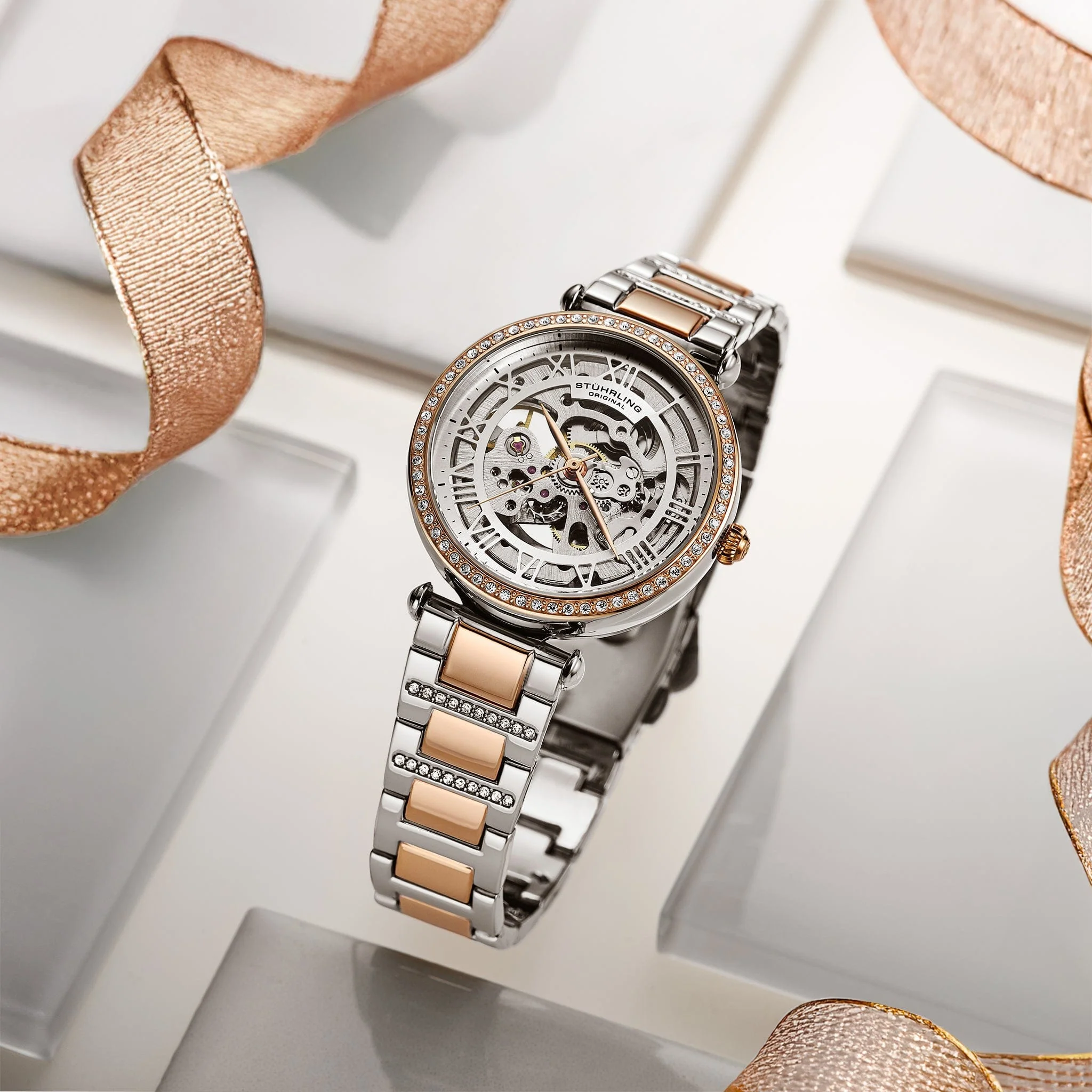 StührlingLuxe Automatic 4023 38mm Skelton - Image 4