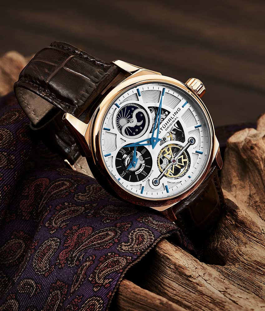 Stührling Special Reserve 3918 Automatic 43mm Skeleton - Image 52