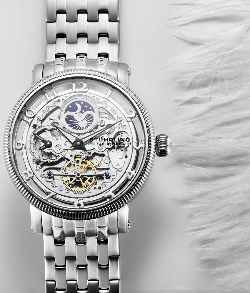 Stührling Special Reserve 3923 Automatic 48mm Skeleton - Image 8