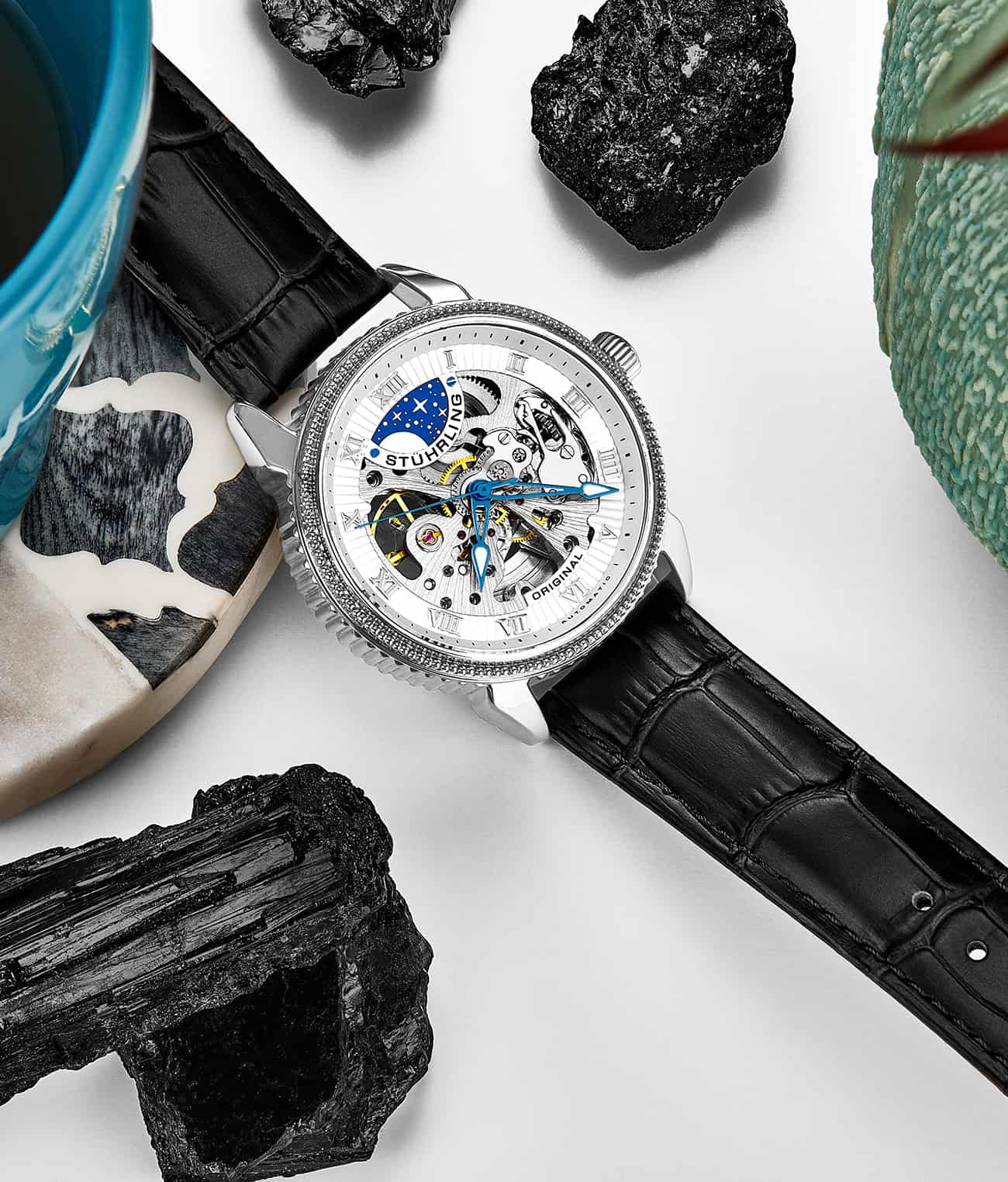 Stührling Special Reserve 3983 Automatic 40mm Skeleton - Image 5