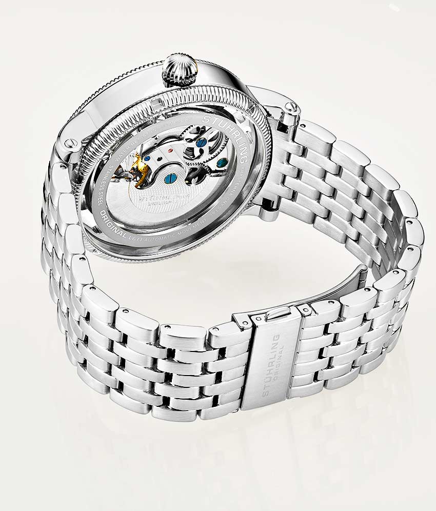 Stührling Special Reserve 411 Automatic 48mm Skeleton - Image 11