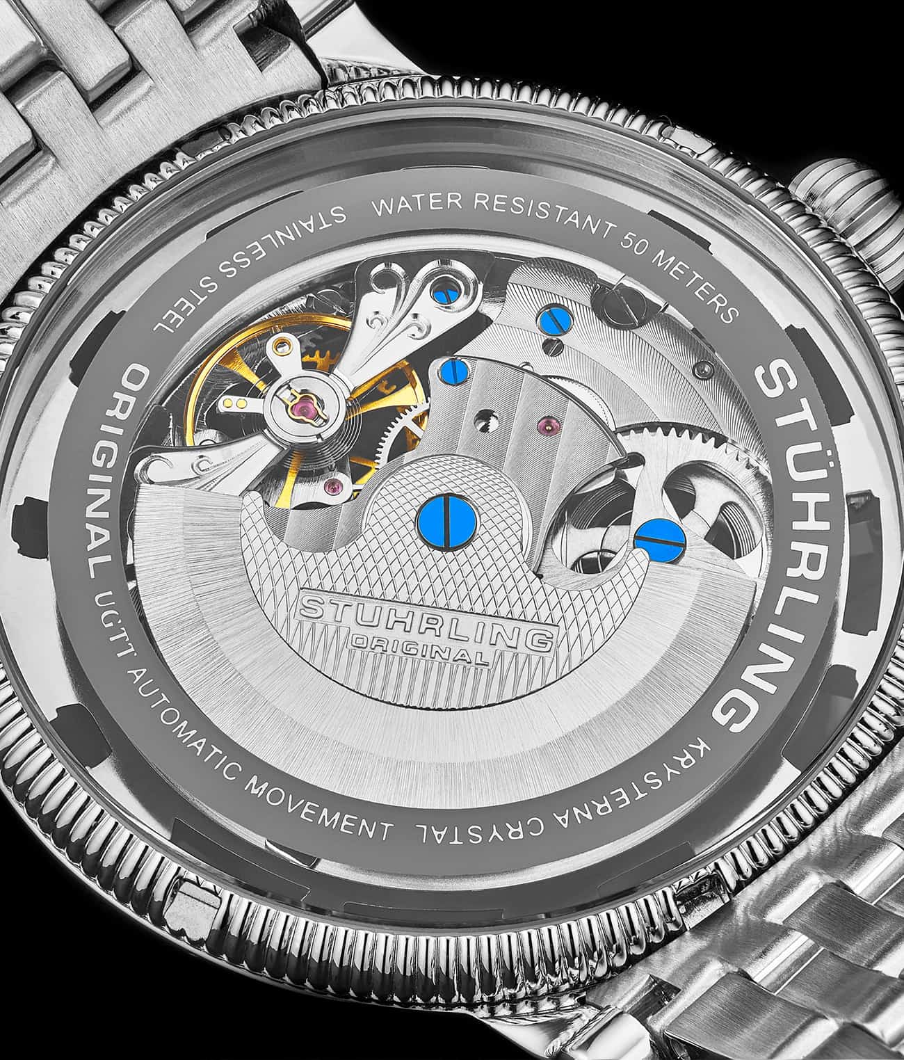 Stührling Special Reserve 411 Automatic 48mm Skeleton - Image 14