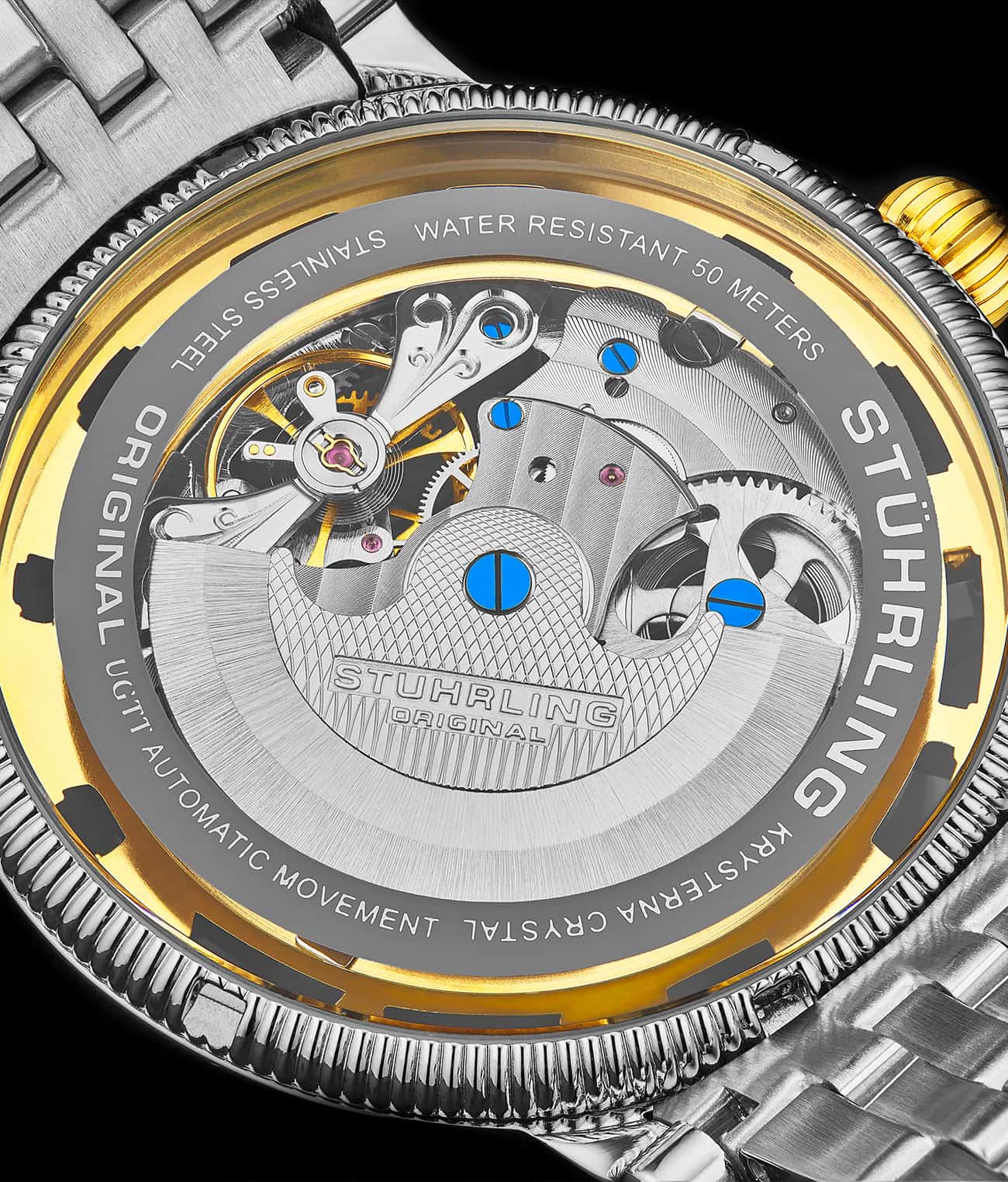 Stührling Special Reserve 411 Automatic 48mm Skeleton - Image 21