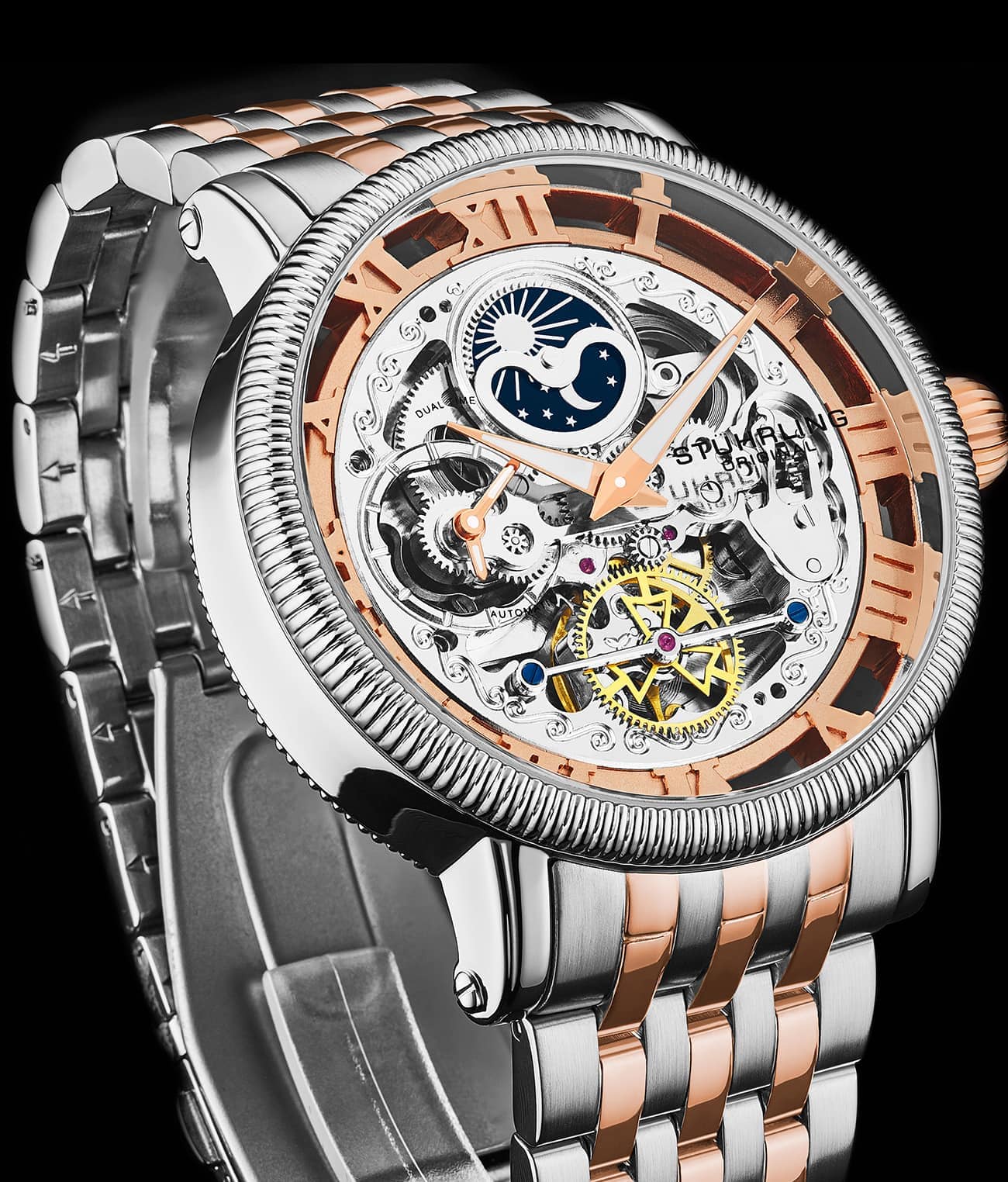 Stührling Special Reserve 411 Automatic 48mm Skeleton - Image 27
