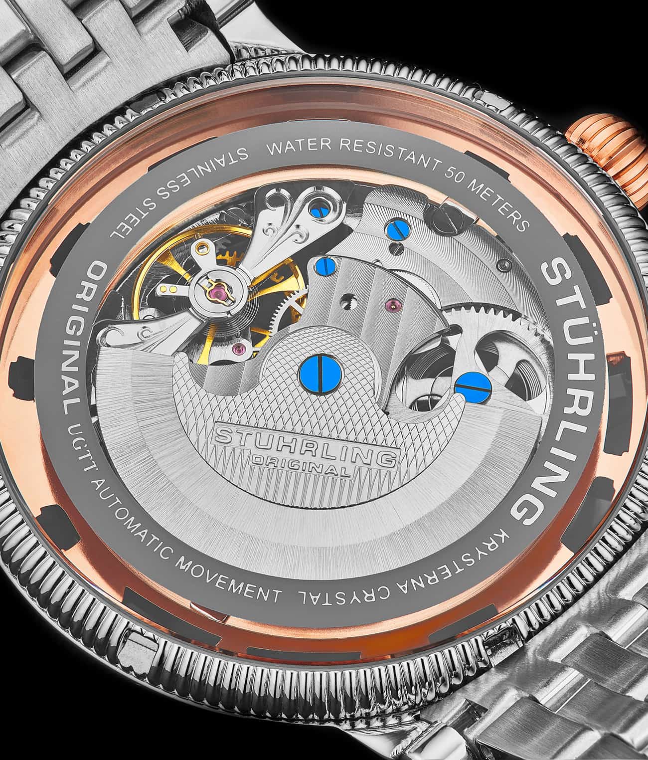 Stührling Special Reserve 411 Automatic 48mm Skeleton - Image 28