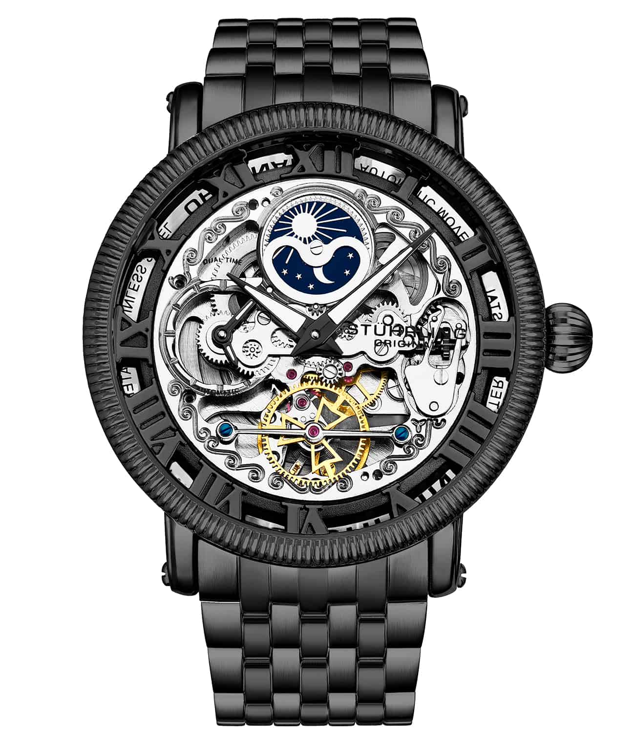 Stührling Special Reserve 411 Automatic 48mm Skeleton - Image 33