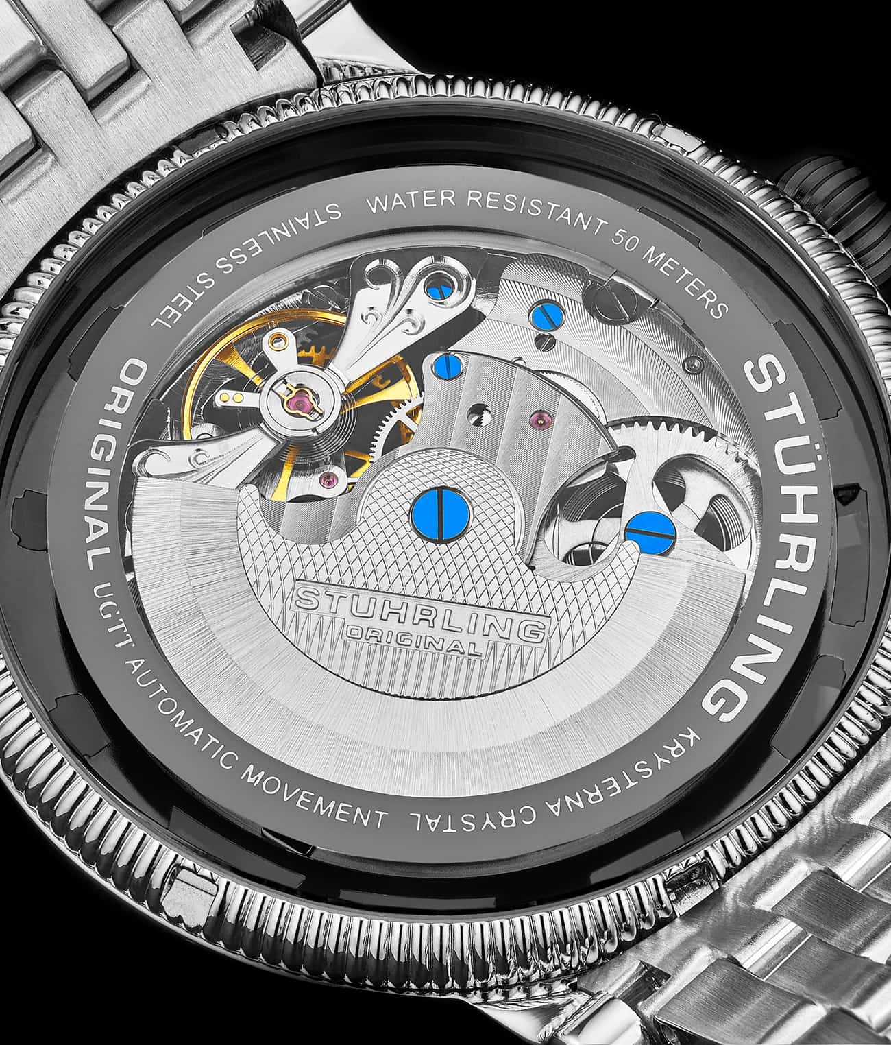 Stührling Special Reserve 411 Automatic 48mm Skeleton - Image 4