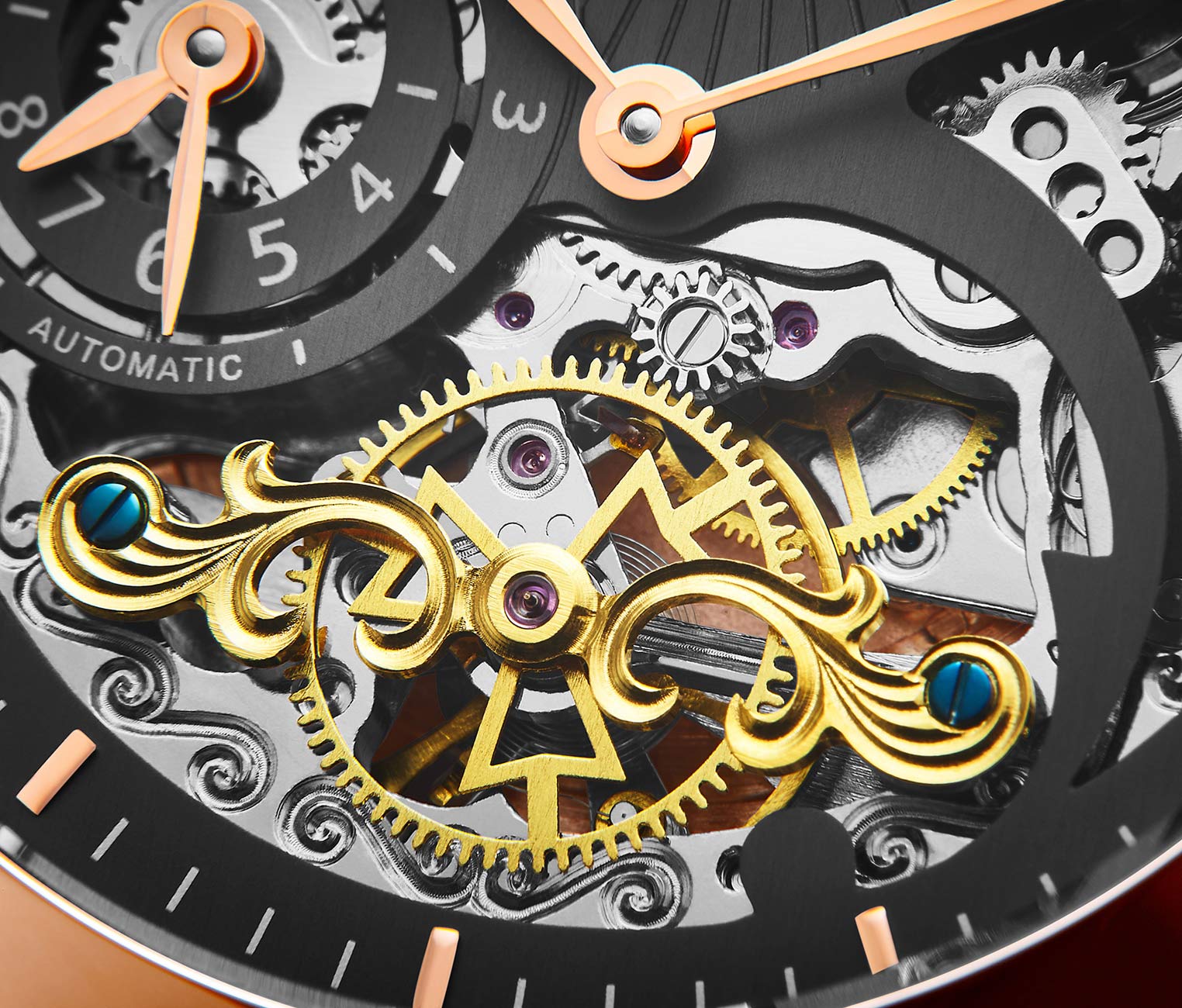 Stührling Special Reserve 571 Automatic 44mm Skeleton - Image 16
