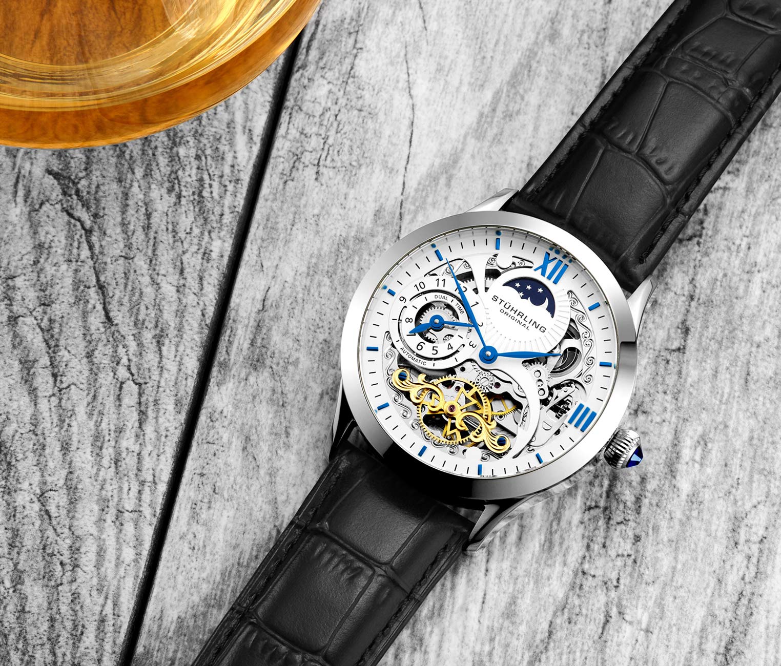 Stührling Special Reserve 571 Automatic 44mm Skeleton - Image 28