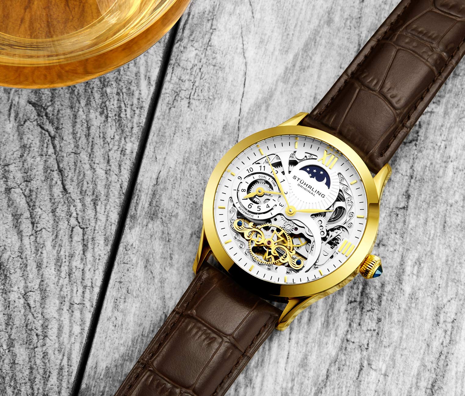 Stührling Special Reserve 571 Automatic 44mm Skeleton - Image 38