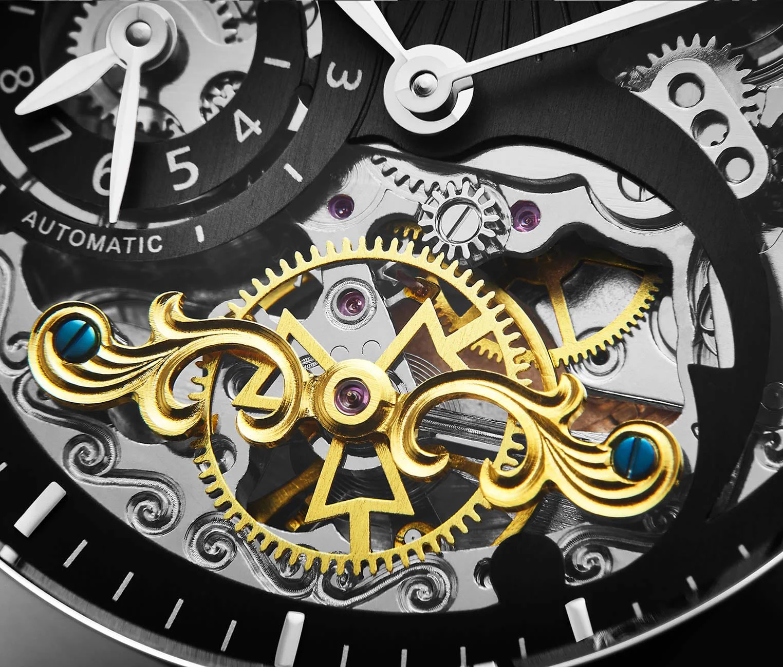 Stührling Special Reserve 571 Automatic 44mm Skeleton - Image 7